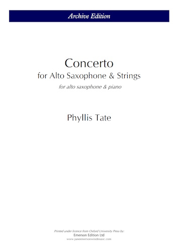 CONCERTO for Alto Saxophone