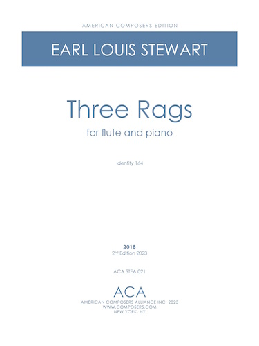 THREE RAGS for Flute