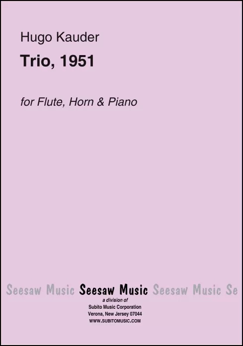 TRIO 1951 (score & parts)