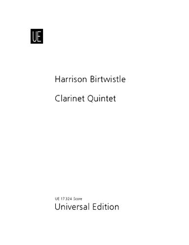 CLARINET QUINTET score