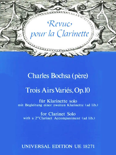 TROIS AIRS VARIES Op.10