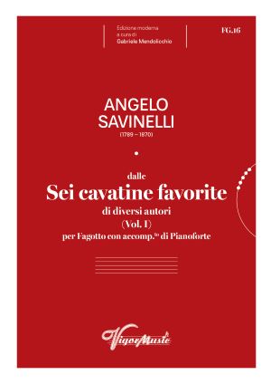 SIX FAVOURITE CAVATINAS Volume 1