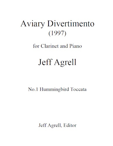 AVIARY DIVERTIMENTO No.1: Hummingbird Toccata