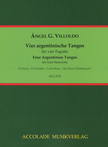 FOUR ARGENTINIAN TANGOS (score & parts)