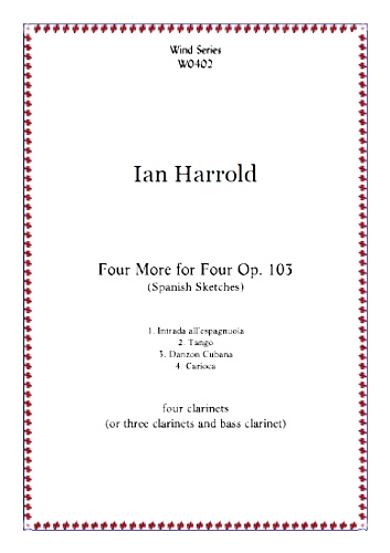 FOUR MORE FOR FOUR Op.103 (score & parts)