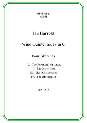 WIND QUINTET No.17 in C major Op.233 (score & parts)