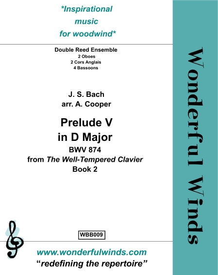 PRELUDE V in D major (score & parts)