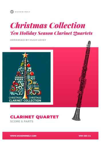 CHRISTMAS COLLECTION for Clarinet Quartet (score & parts)