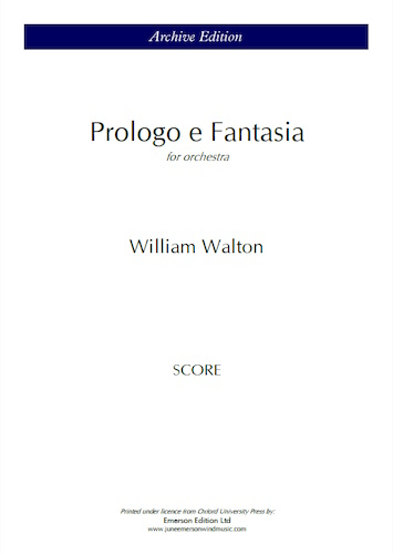 PROLOGO & FANTASIA (score)