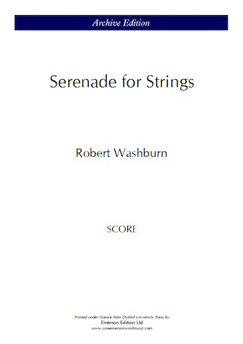 SERENADE FOR STRINGS (score & parts)