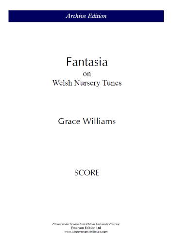 FANTASIA on Welsh Nursery Tunes (score)