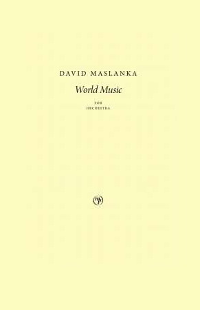 WORLD MUSIC (score & parts)