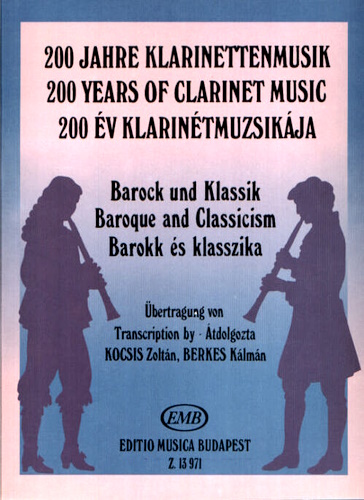 200 YEARS OF CLARINET MUSIC Baroque & Classicism