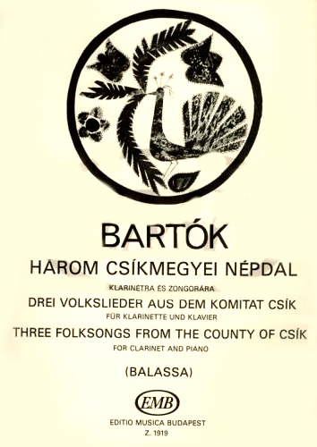 THREE FOLKSONGS FROM THE COUNTY OF CSIK