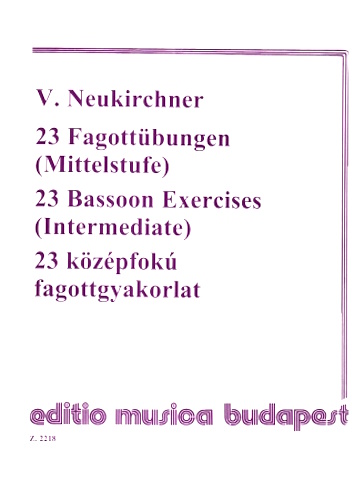 23 BASSOON EXERCISES Intermediate