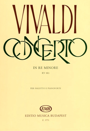 CONCERTO in D minor FVIII/5 PV282 RV481 Op.45 No.7