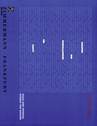 SCALE AND INTERVAL STUDIES FOR BASSOON