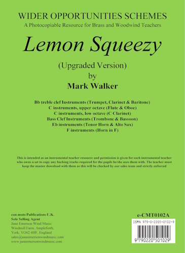 LEMON SQUEEZY Backing Tracks A & B download