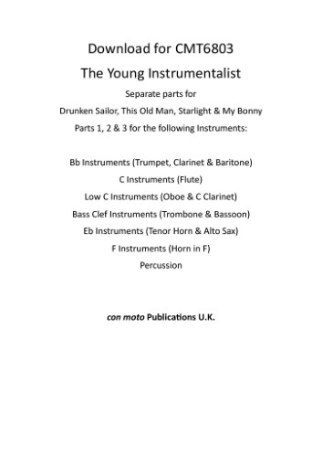 THE YOUNG INSTRUMENTALIST Volume 1 Single Line Parts
