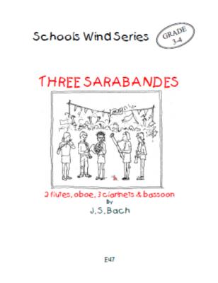THREE SARABANDES (score & parts)