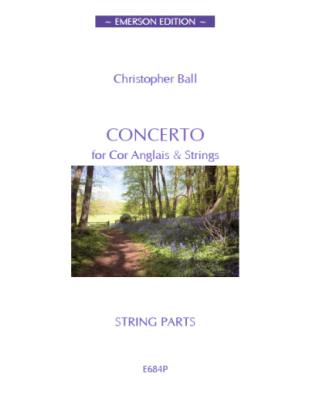 CONCERTO for Cor Anglais & Strings (set of string parts)