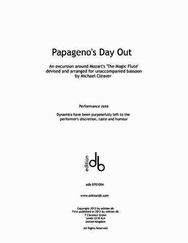 PAPAGENO'S DAY OUT