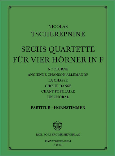 SIX QUARTETS (score & parts)