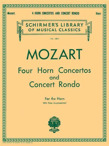 FOUR HORN CONCERTOS and CONCERT RONDO