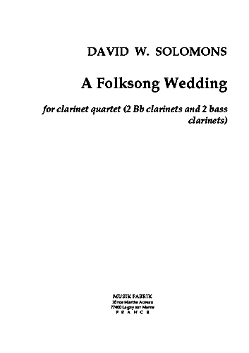 A FOLKSONG WEDDING