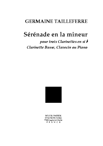 SERENADE in A minor