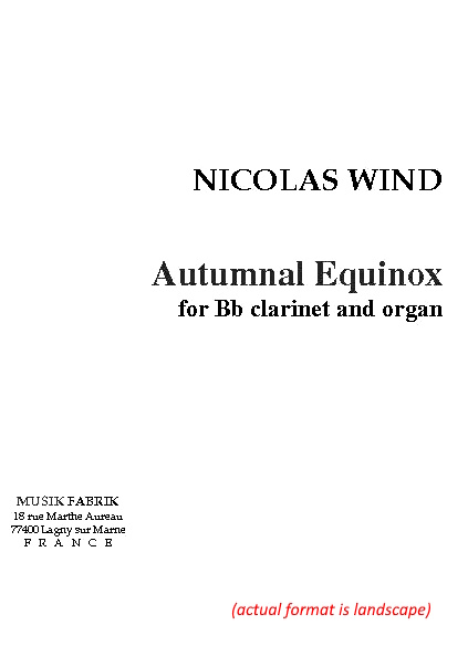 AUTUMNAL EQUINOX