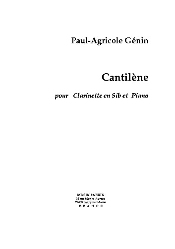 CANTILENE Op.64