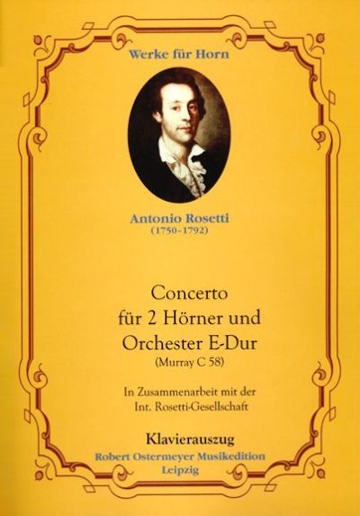 CONCERTO in E major RWV C58