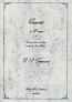 QUARTET in D major