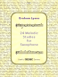 TWENTY FOUR MELODIC STUDIES for Saxophone