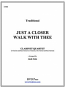 JUST A CLOSER WALK WITH THEE (score & parts)