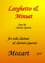 LARGHETTO & MINUET from Clarinet Quintet