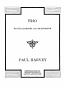 TRIO (score & parts)