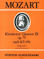 CLARINET QUARTET No.3 Op.79 KV496 (score & parts)