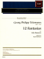 TWELVE FANTASIAS