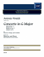CONCERTO in G major F8/29