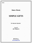 SIMPLE GIFTS