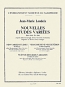 NOUVELLES ETUDES VARIEES