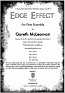 EDGE EFFECT (score & parts)