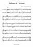 LA FESTE DE CLEOPATRE (playing scores)
