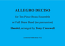 ALLEGRO DECISO (score)