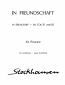IN FREUNDSCHAFT