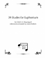 39 ETUDES for Euphonium (treble clef)