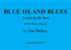 BLUE ISLAND BLUES (score)