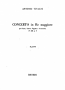 CONCERTO in D FXII/7 set of parts